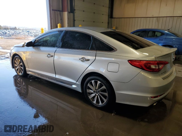 2016 Hyundai Sonata Sport with VIN 5NPE34AF6GH423783, listed as a Copart auction lot 42522245 with Not Provided miles and Salvage Title. Bid and sale history available at DreamBid. Image 2.
