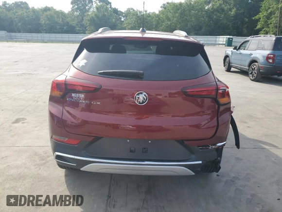 2023 Buick Encore GX Essence with VIN KL4MMFSL7PB029312, listed as a Copart auction lot 56544235 with 5,059 mi miles and Salvage title. Bid and sale history available at DreamBid. Image 6.