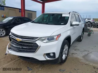 2021 Chevrolet Traverse LT Cloth with VIN 1GNERGKW9MJ115970, listed as a IAAI auction lot 41631079 with 139,621 mi miles. Bid and sale history available at carsss.com. Image 2.