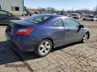 2008 Honda Civic Cpe EX with VIN 2HGFG12888H529980, listed as a Copart auction lot 47236485 with 203,192 mi miles and Salvage Title. Bid and sale history available at carsss.com. Image 3.