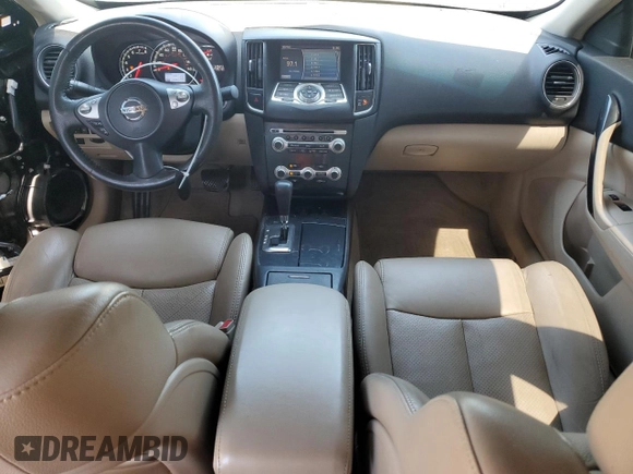 2014 Nissan Maxima S with VIN 1N4AA5AP2EC497221, listed as a Copart auction lot 54403185 with 126,210 mi miles and Salvage Title. Bid and sale history available at DreamBid. Image 8.