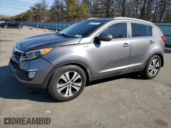 2013 Kia Sportage EX with VIN KNDPCCA20D7434388, listed as a Copart auction lot 48175215 with 101,902 mi miles and Clean title. Bid and sale history available at DreamBid. Image 1.