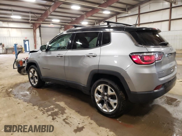 2021 Jeep Compass Limited with VIN 3C4NJDCB9MT503428, listed as a Copart auction lot 83230484 with 58,903 mi miles and Non Repairable. Bid and sale history available at DreamBid. Image 2.