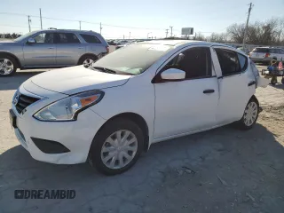 2019 Nissan Versa SV with VIN 3N1CN7AP8KL813792, listed as a Copart auction lot 48942225 with 45,086 mi miles and Salvage title. Bid and sale history available at DreamBid. Image 1.