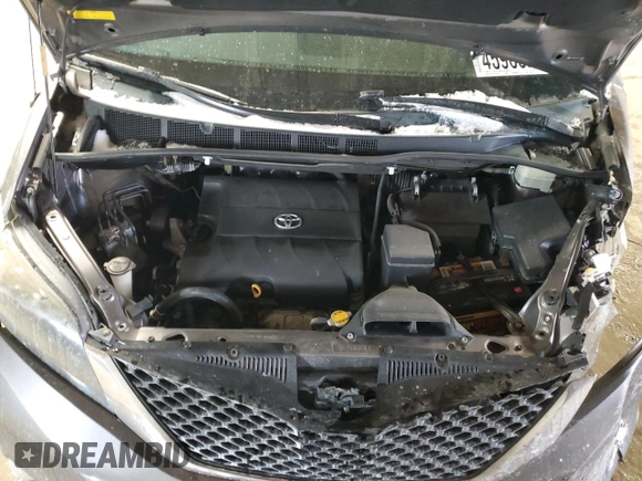 2011 Toyota Sienna SE with VIN 5TDXK3DC4BS119068, listed as a Copart auction lot 45960275 with 73,252 mi miles and Salvage Title. Bid and sale history available at carsss.com. Image 13.