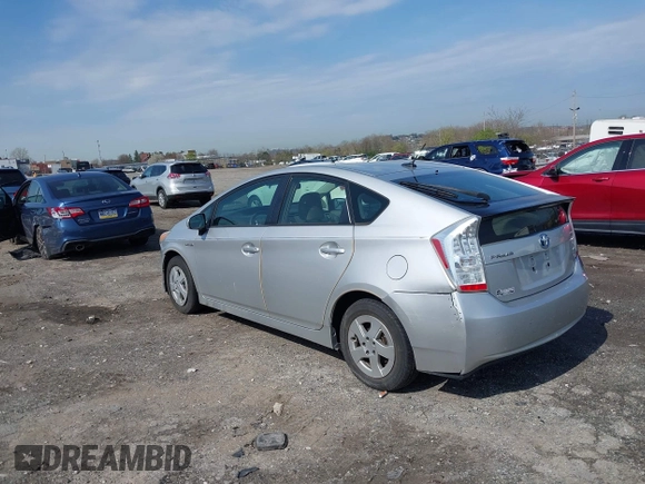 2011 Toyota Prius I with VIN JTDKN3DU4B1390686, listed as a IAAI auction lot 42034439 with 217,787 mi miles and . Bid and sale history available at DreamBid. Image 3.