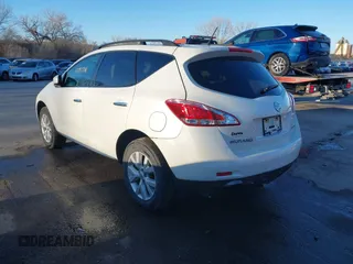 2012 Nissan Murano SL with VIN JN8AZ1MW9CW240149, listed as a IAAI auction lot 41791338 with 135,987 mi miles and . Bid and sale history available at DreamBid. Image 3.