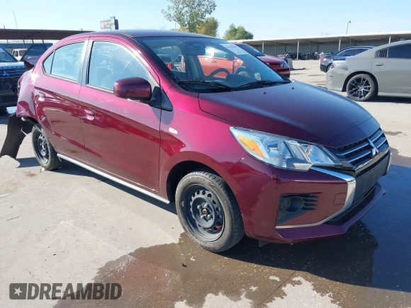 2022 Mitsubishi Mirage ES z VIN ML32FUFJ2NHF03767, wystawiony jako IAAI lot #41153905 z przebiegiem 29 337 mil mil oraz . Historia ofert i sprzedaży dostępna na DreamBid. Obrazek 1.