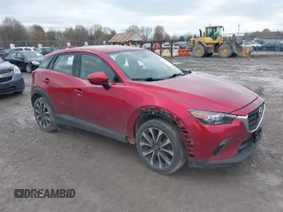 2019 Mazda CX-3 Touring with VIN JM1DKFC78K0449422, listed as a IAAI auction lot 40681707 with 54,106 mi miles. Bid and sale history available at carsss.com. Image 1.