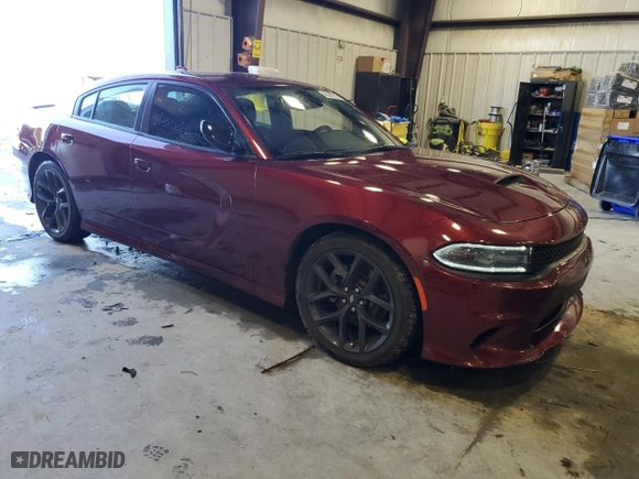 2021 Dodge Charger GT with VIN 2C3CDXHG0MH603693, listed as a Copart auction lot 43260255 with NaN miles and Salvage Title. Bid and sale history available at carsss.com. Image 4.