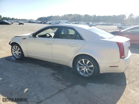 2008 Cadillac CTS RWD w/1SA with VIN 1G6DJ577780206669, listed as a Copart auction lot 49588645 with 136,825 mi miles and Salvage Title. Bid and sale history available at carsss.com. Image 2.