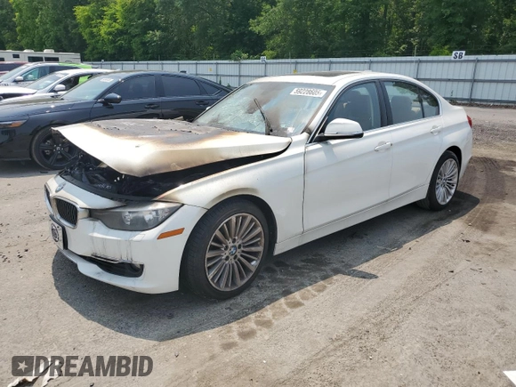 2013 BMW 3 Series 328i xDrive with VIN WBA3B5C55DF592149, listed as a Copart auction lot 59228605 with Not provided miles and Salvage title. Bid and sale history available at DreamBid. Image 1.