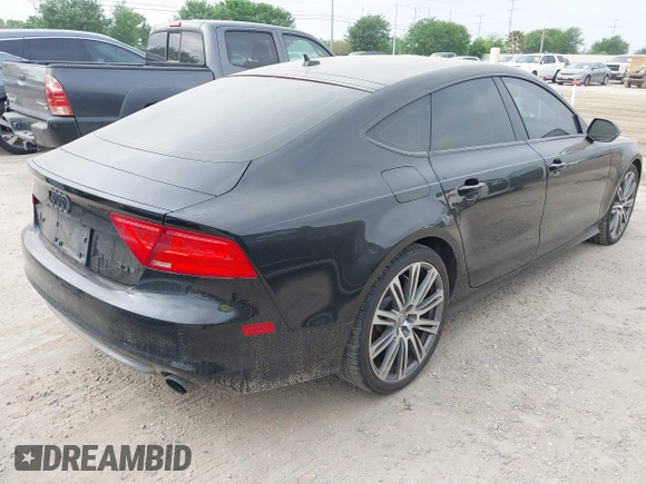 2013 Audi A7 Prestige with VIN WAU2GAFCXDN054133, listed as a IAAI auction lot 41924265 with 170,498 mi miles and . Bid and sale history available at DreamBid. Image 4.