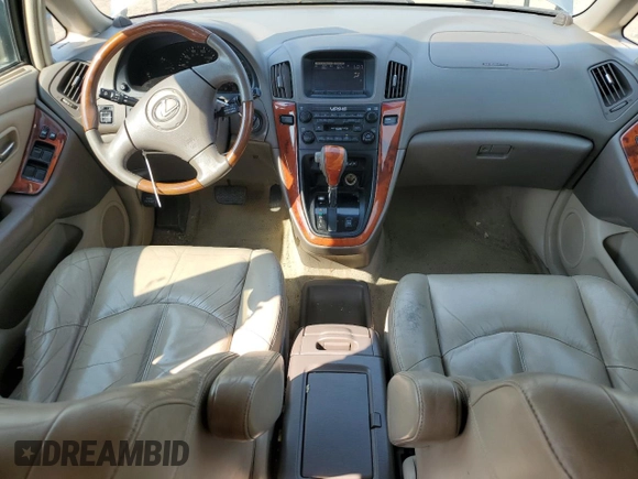 2002 Lexus RX 300 with VIN JTJHF10U220272060, listed as a Copart auction lot 69142344 with 204,264 mi miles and Salvage Title. Bid and sale history available at carsss.com. Image 8.
