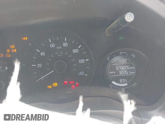 2017 Honda HR-V LX with VIN 3CZRU6H31HG706120, listed as a IAAI auction lot 42142947 with 73,226 mi miles and . Bid and sale history available at DreamBid. Image 7.