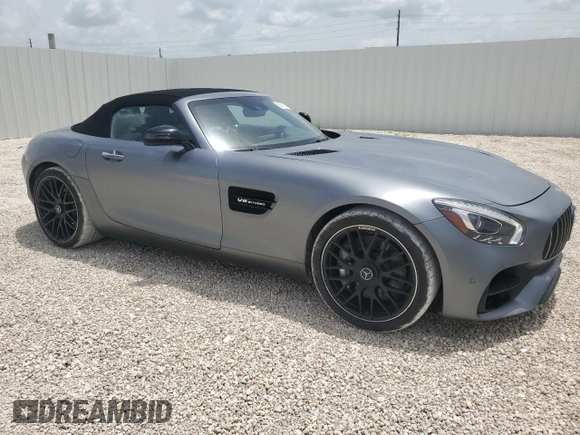 2018 Mercedes-Benz AMG GT AMG GT with VIN WDDYK7HA6JA019527, listed as a Copart auction lot 62597294 with 31,701 mi miles and Salvage title. Bid and sale history available at DreamBid. Image 4.