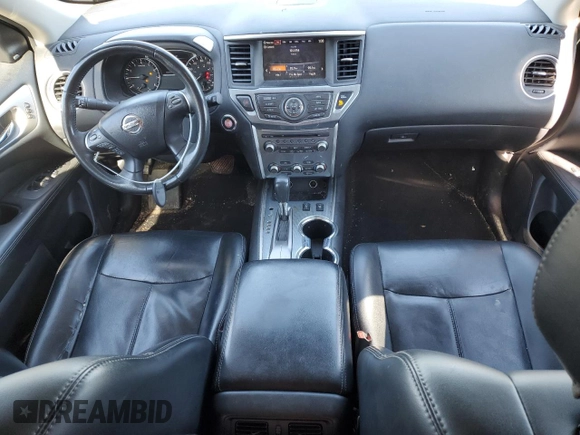 2017 Nissan Pathfinder SL with VIN 5N1DR2MNXHC630140, listed as a Copart auction lot 46420175 with 95,600 mi miles and Salvage title. Bid and sale history available at DreamBid. Image 8.