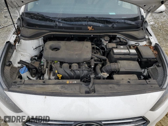 2019 Hyundai Accent Limited with VIN 3KPC34A34KE039091, listed as a Copart auction lot 45881205 with 65,264 mi miles and Salvage Title. Bid and sale history available at carsss.com. Image 12.