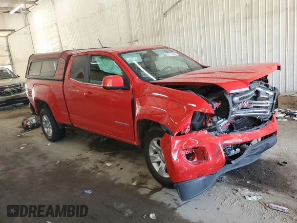 2016 GMC Canyon 2WD SLE with VIN 1GTH5CE33G1340174, listed as a Copart auction lot 62117235 with 110,909 mi miles and Salvage title. Bid and sale history available at DreamBid. Image 4.