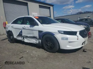 2014 Ford Police Interceptor with VIN 1FAHP2MK2EG148340, listed as a Copart auction lot 50570275 with 55,471 mi miles and Salvage title. Bid and sale history available at DreamBid. Image 4.