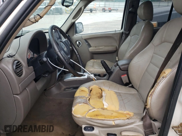 2004 Jeep Liberty Limited with VIN 1J4GK58K34W298410, listed as a Copart auction lot 76970054 with 269,999 mi miles and Salvage title. Bid and sale history available at DreamBid. Image 7.