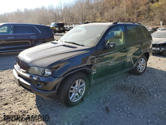 2006 BMW X5 3.0i with VIN 5UXFA13526LY39285, listed as a Copart auction lot 81198504 with 138,116 mi miles and Salvage Title. Bid and sale history available at carsss.com. Image 1.
