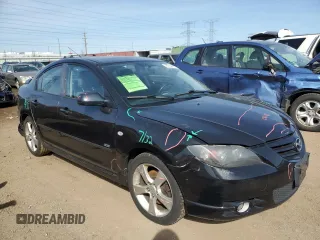 2005 Mazda 3 s with VIN JM1BK323151227825, listed as a Copart auction lot 48752855 with 142,316 mi miles and Salvage Title. Bid and sale history available at carsss.com. Image 4.