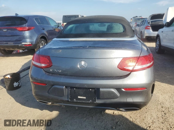 2018 Mercedes-Benz C 300 with VIN WDDWK4JB3JF605971, listed as a Copart auction lot 75221974 with Not Provided miles and Non Repairable. Bid and sale history available at DreamBid. Image 6.