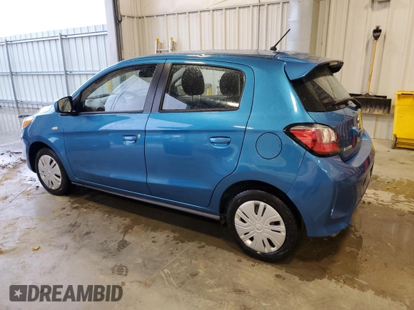 2023 Mitsubishi Mirage ES with VIN ML32AUHJ4PH001693, listed as a Copart auction lot 54313325 with 40,622 mi miles and Salvage title. Bid and sale history available at DreamBid. Image 2.