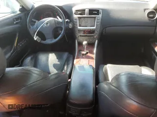 2008 Lexus IS 250 with VIN JTHCK262585022763, listed as a Copart auction lot 50690235 with 216,766 mi miles and Salvage Title. Bid and sale history available at carsss.com. Image 8.