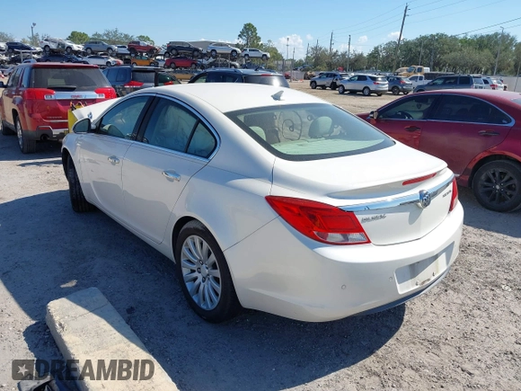 2012 Buick Regal Premium 1 with VIN 2G4GS5EK5C9154984, listed as a IAAI auction lot 41532267 with 54,279 mi miles. Bid and sale history available at carsss.com. Image 3.