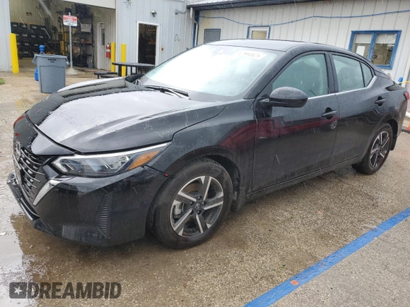 2024 Nissan Sentra SV with VIN 3N1AB8CV7RY362241, listed as a Copart auction lot 57990825 with 6,214 mi miles and Salvage title. Bid and sale history available at DreamBid. Image 1.