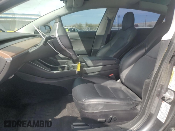 2018 Tesla Model 3 Long Range Battery with VIN 5YJ3E1EA4JF110168, listed as a Copart auction lot 50425285 with 109,295 mi miles and Salvage Title. Bid and sale history available at DreamBid. Image 7.