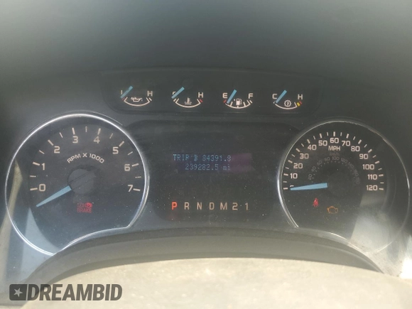 2011 Ford F-150 XL with VIN 1FTEX1EM1BFC67344, listed as a Copart auction lot 63780335 with 239,282 mi miles and Clean title. Bid and sale history available at DreamBid. Image 9.