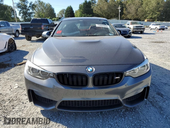 2018 BMW M4 with VIN WBS4Y9C54JAA85700, listed as a Copart auction lot 75889994 with Not Provided miles and Salvage Title. Bid and sale history available at carsss.com. Image 5.