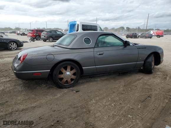 2003 Ford Thunderbird Deluxe with VIN 1FAHP60A43Y110846, listed as a Copart auction lot 88996505 with 0 mi miles and Clean Title. Bid and sale history available at carsss.com. Image 3.