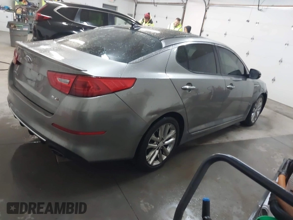 2014 Kia Optima SX Turbo with VIN 5XXGR4A61EG316334, listed as a IAAI auction lot 41684077 with 179,212 mi miles and . Bid and sale history available at DreamBid. Image 4.