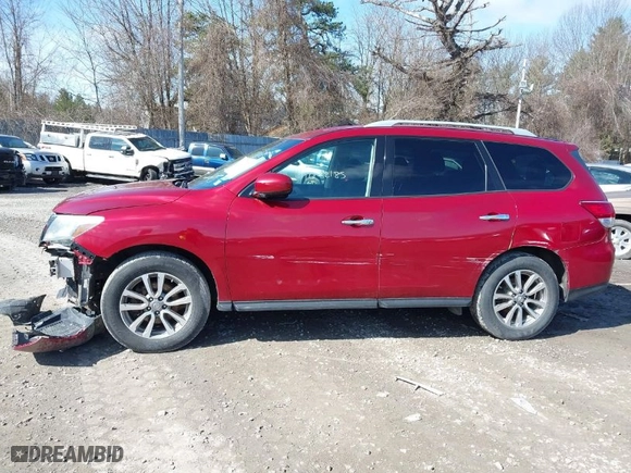 2016 Nissan Pathfinder Platinum with VIN 5N1AR2MM6GC600769, listed as a IAAI auction lot 41937986 with 124,211 mi miles. Bid and sale history available at carsss.com. Image 14.