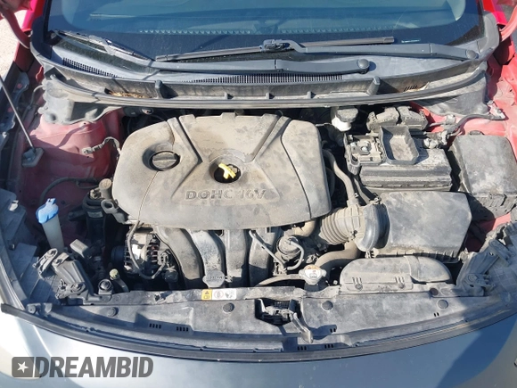 2013 Hyundai Elantra with VIN KMHD35LE5DU026410, listed as a IAAI auction lot 42522028 with 128,359 mi miles and . Bid and sale history available at DreamBid. Image 10.