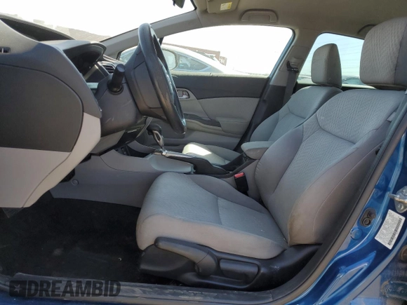 2015 Honda Civic LX with VIN 2HGFB2F57FH558226, listed as a Copart auction lot 54951525 with Not provided miles and Salvage title. Bid and sale history available at DreamBid. Image 7.