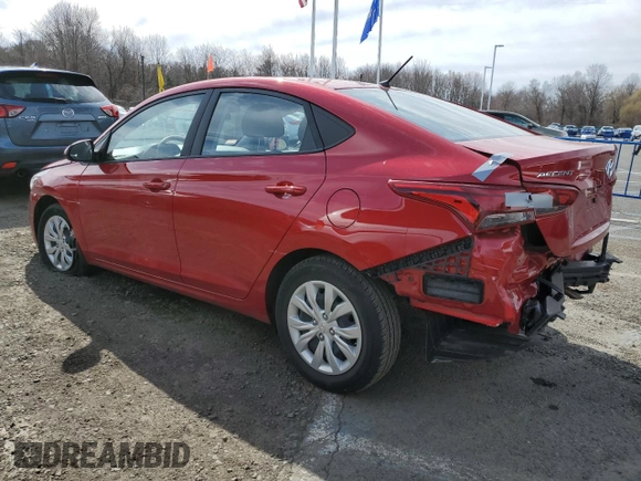 2020 Hyundai Accent SE with VIN 3KPC24A69LE122661, listed as a Copart auction lot 46142243 with 7,079 mi miles. Bid and sale history available at carsss.com. Image 2.
