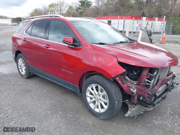 2019 Chevrolet Equinox LT with VIN 2GNAXUEV1K6143584, listed as a IAAI auction lot 42032859 with 51,646 mi miles. Bid and sale history available at carsss.com. Image 1.