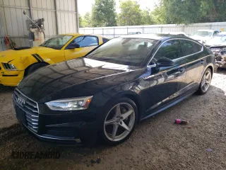 2019 Audi A5 Sportback Premium Plus with VIN WAUENCF5XKA097701, listed as a Copart auction lot 63949423 with 41,879 mi miles. Bid and sale history available at carsss.com. Image 1.
