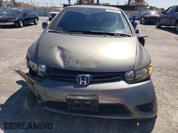 2007 Honda Civic Cpe LX with VIN 2HGFG12697H500484, listed as a Copart auction lot 71108934 with 201,180 mi miles and Salvage Title. Bid and sale history available at carsss.com. Image 5.