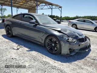 2016 BMW M4 with VIN WBS3R9C5XGK337135, listed as a Copart auction lot 56620874 with 56,833 mi miles and Salvage Title. Bid and sale history available at carsss.com. Image 4.