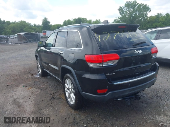 2017 Jeep Grand Cherokee Limited z VIN 1C4RJFBG2HC802920, wystawiony jako IAAI lot #42705126 z przebiegiem 161 489 mil mil oraz . Historia ofert i sprzedaży dostępna na DreamBid. Obrazek 3.
