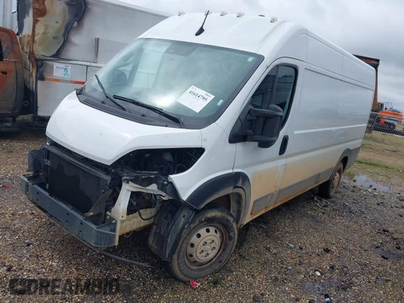 2023 Ram ProMaster Cargo with VIN 3C6MRVJG9PE521128, listed as a IAAI auction lot 41614795 with 43,950 mi miles and . Bid and sale history available at DreamBid. Image 19.