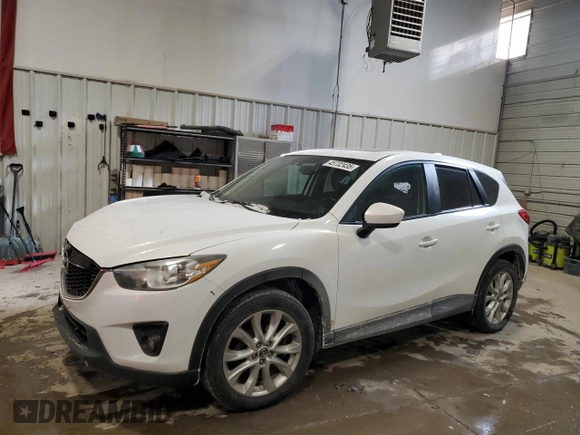 2013 Mazda CX-5 Grand Touring with VIN JM3KE4DE0D0105965, listed as a Copart auction lot 45732435 with 212,043 mi miles and Salvage Title. Bid and sale history available at carsss.com. Image 1.