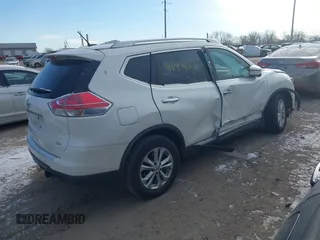 2016 Nissan Rogue S with VIN KNMAT2MT1GP648671, listed as a IAAI auction lot 41084406 with 97,275 mi miles and . Bid and sale history available at DreamBid. Image 4.