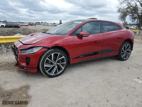 2019 Jaguar I-PACE SE with VIN SADHC2S17K1F71260, listed as a Copart auction lot 45943904 with 33807 miles. Bid and sale history available at carsss.com. Image 1.